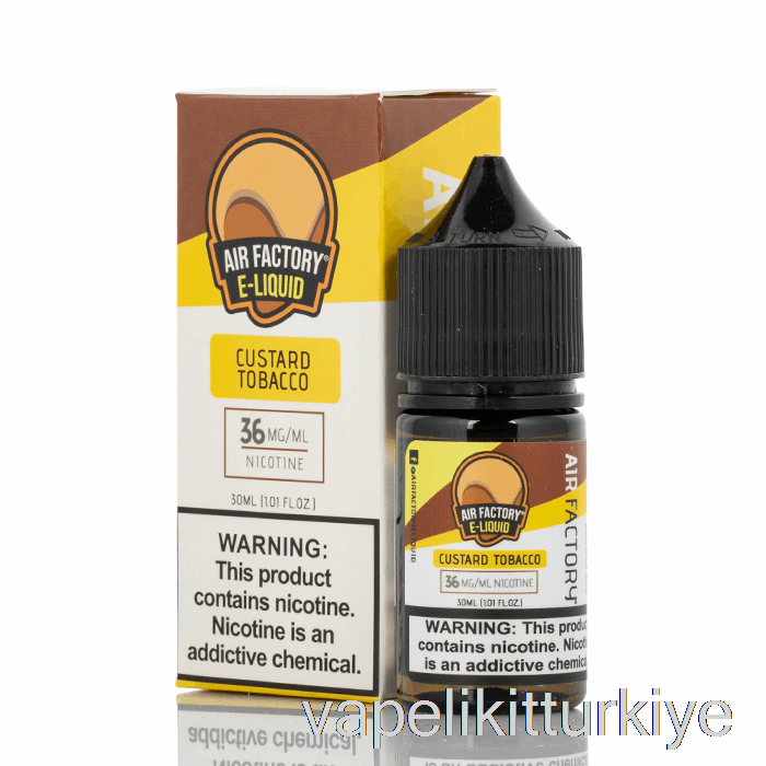 Vape Türkiye Muhallebi Tütünü - Hava Fabrikası Tuzları - 30ml 36mg